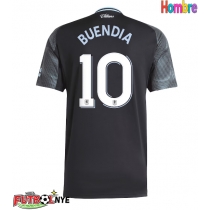 Camiseta Aston Villa Emiliano Buendia #10 Visitante Equipación 2025-26 manga corta